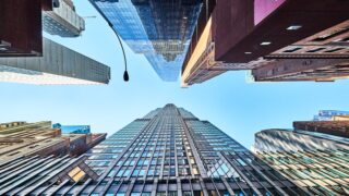 high-angle photography of high r ise buildings